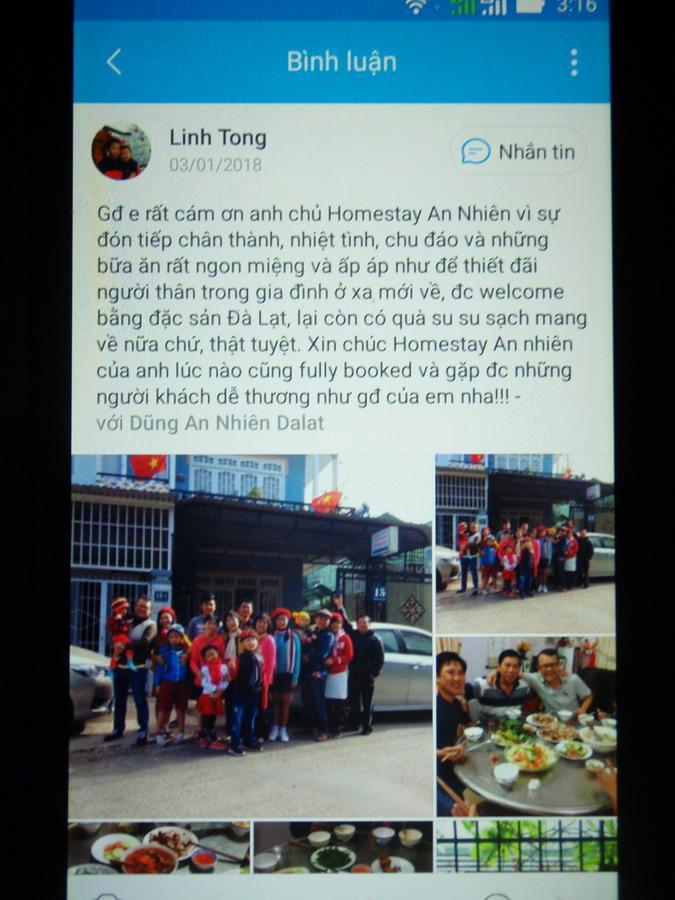 Homstay An Nhien Da Lat Dış mekan fotoğraf